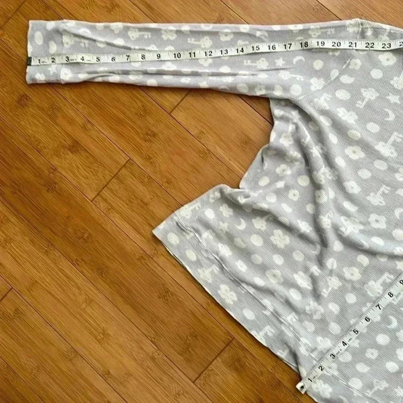 TSUMORI CHASIATO room violet Sleep waffle Pajama 2pc. Set sz. Lg - Picture 6 of 10